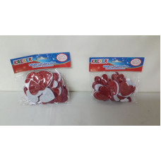 STICKERS GLITTER CORAZON  AUTOADHESIVAS   1354