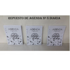 REPUESTO DE AGENDA N?8 DIARIA  AG0030