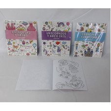 LIBROS COLOREANDO + STICKERS