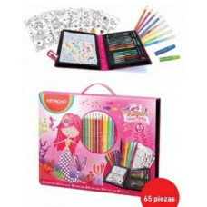 CAJA DE REGALO P/COLOREAR 65pzas KEYROAD KR972160