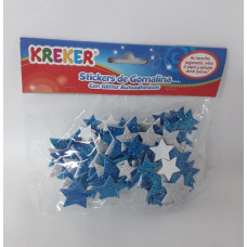 STICKERS GOMALINA C/GLITTER ESTRELLITAS   1355