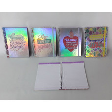 CUADERNO A5 HOLOGRAFICO 80 HOJAS RAY   1019