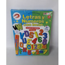 LETRAS Y NUMEROS C/IMAN 87 PZAS   360
