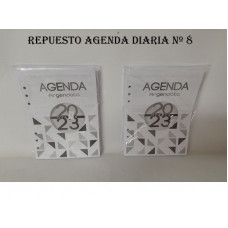 REPUESTO AGENDA DIARIA N?8   AG0044