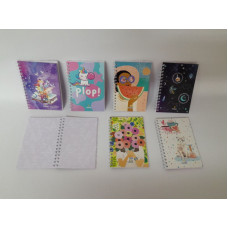 LIBRETA FANTASIA ESPIRAL NORPAC 9x14CM RAYADA 60HJS   8240R