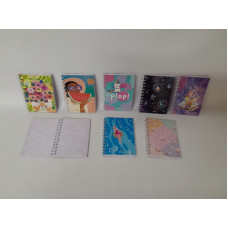 LIBRETA FANTASIA ESPIRAL NORPAC 8x11CM RAYADA 60HJS   8230R