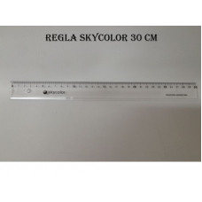 REGLA CRISTAL 30CM SKYCOLOR   SG2030