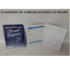 CUADERNO DE COMUNICACIONES MANUEL BELGRANO 20hjs   161245
