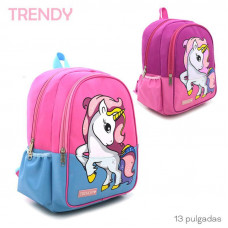 MOCHILA INFANTIL 37x27cm TRENDY   15410