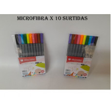 MICROFIBRA 0.4mm x10 COLORES SKYCOLOR   JJ201359A-MIX
