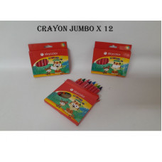 CRAYON CERA JUMBO x12 COLORES SKYCOLOR   JJ104309-12