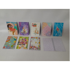 LIBRETA FANTASIA ESPIRAL 8x11cm RAYADA 60hjs NORPAC   L8230R