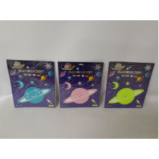 STICKERS GLOW IN THE DARK PLANETA 25x31cm   23128