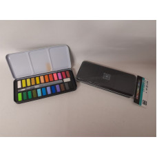SET 24 ACUARELAS + PINCEL + ESPONJA N?WA   66706