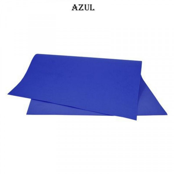GOMA EVA LISA  40x60cm x10 UNIDADES AZUL