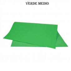 GOMA EVA LISA  40x60cm x10 UNIDADES VERDE MEDIO