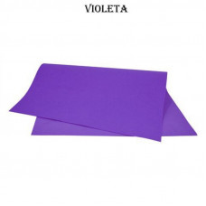 GOMA EVA LISA  40x60cm x10 UNIDADES VIOLETA