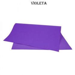 GOMA EVA LISA  VIOLETA 40x60cm x10 UNIDADES