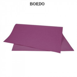 GOMA EVA LISA  BORDO 40x60cm x10 UNIDADES