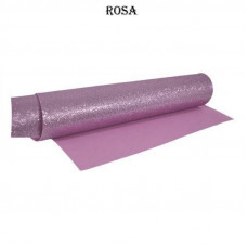 GOMA EVA GLITTER 40x60cm x10 UNIDADES ROSA