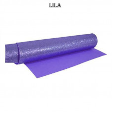 GOMA EVA GLITTER 40x60cm x10  UNIDADES LILA