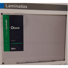 PIZARRA BLANCA LAMINADA 30x45cm OLAMI   PIZL3023045