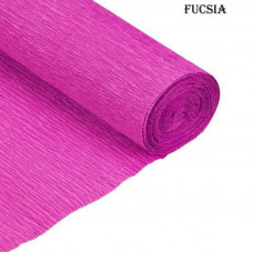 PAPEL CREPE 50cm x 2mts x10hjs FUCSIA