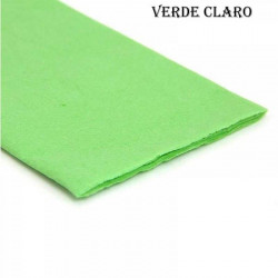 PAPEL CREPE 50cm x 2mts x10hjs VERDE CLARO