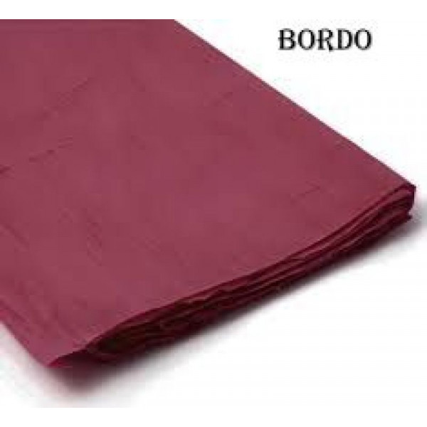 PAPEL CREPE 50cm x 2mts x10hjs BORDO