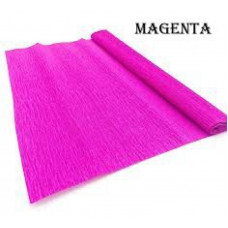 PAPEL CREPE 50cm x 2mts x10hjs MAGENTA