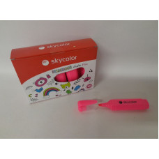 RESALTADOR CHATO P/BISEL FLUO ROSA x12 SKYCOLOR  JJ205305P