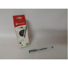 BOLIGRAFO ROLLER GEL 0.8mm VERDE x10 SKYCOLOR   JJ20201-10G