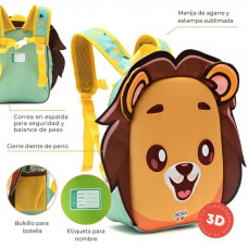 MOCHILA HELLO KAWAII RAION 22x30x10cm SKORA   35294
