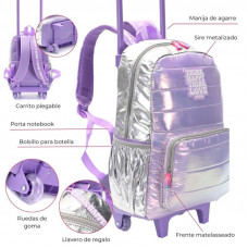 MOCHILA CARRO THINK HAPPY SHINE 32x45x15cm SKORA   35331