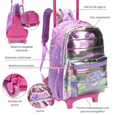 MOCHILA CARRO THINK HAPPY C/LLAVERO 32x45x15cm SKORA   35323