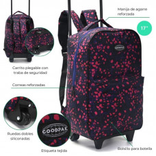 MOCHILA CARRO 2R ANIMAL PRINT 43x30x17cm   35485
