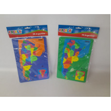 MAPA DIDACTICO MI ARGENTINA GOMA EVA 23x33cm   320