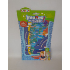 IMANES P/JUGAR MAPA ARGENTINA 20x34cm   53