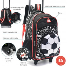 MOCHILA CARRO LETS PLAY SPORTS RED PELOTA   35379