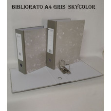 BIBLIORATO CARTON GRIS A4 SKYCOLOR   BBA4C-1