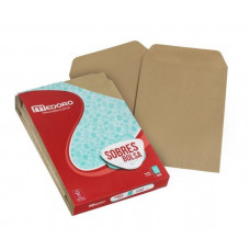 SOBRE BOLSA PAPEL MADERA 22.9x32.4cm x100 (2532) MEDORO   6532