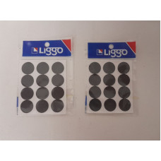 IMAN CIRCULAR AUTOADHESIVO x12un LIGGO   3850250