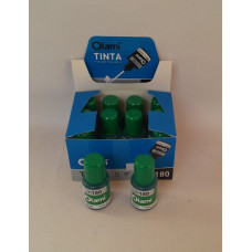 TINTA P/MARCADOR PIZARRA 20 CC VERDE x 12 OLAMI TPI180V