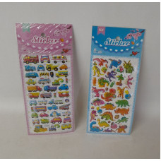 STICKERS DINO C RELIEVE SURTIDOS 22717/20