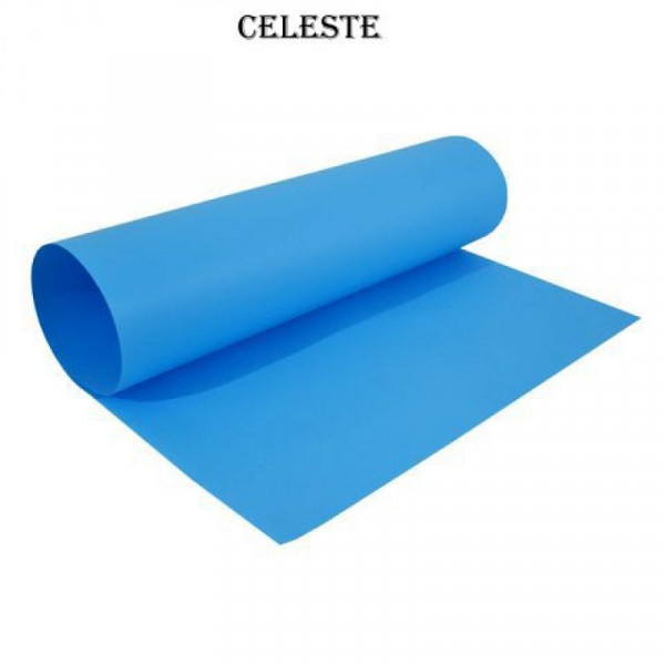 CARTULINA COLOR 45X63 PAQUETE X 25 HOJAS CELESTE