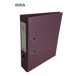 BIBLIORATO METALIZADO OF LOMO ANCHO ROSA 1221 THE-PEL