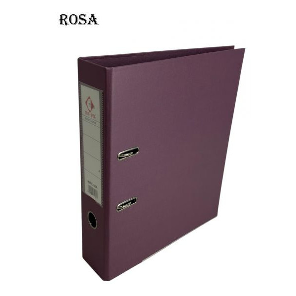 BIBLIORATO METALIZADO OF LOMO ANCHO ROSA 1221 THE-PEL