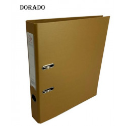 BIBLIORATO METALIZADO OF LOMO ANGOSTO DORADO 1223 THE-PEL