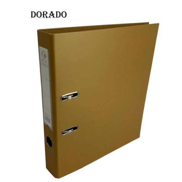 BIBLIORATO METALIZADO A4 LOMO ANGOSTO DORADO 1224 THE-PEL