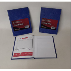 CUADERNO 16X21 T/DURA  ARAÑA  50HJS 90GR AZUL ASAMBLEA 510